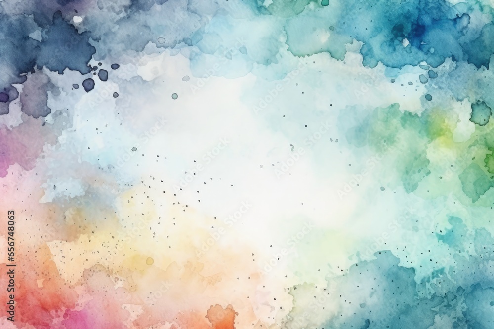 Fototapeta premium Artistic watercolor canvas for your designs