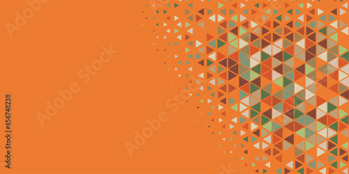  Multicolored abstract Triangle background with variety of triangular shapes and colors, triangles or concave with Copy space 