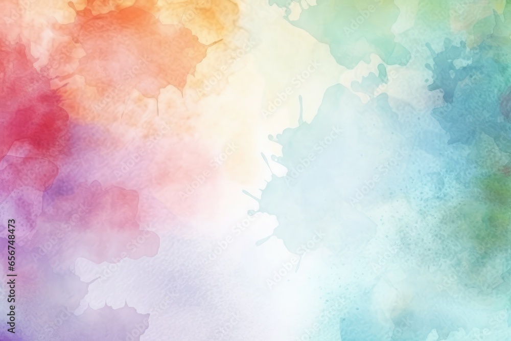 Inspiring watercolor canvas for your creative work