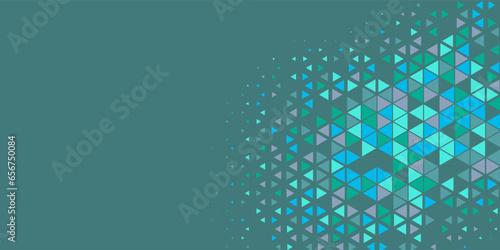  Multicolored abstract Triangle background with variety of triangular shapes and colors, triangles or concave with Copy space 