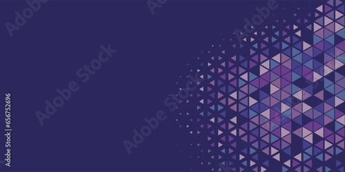  Multicolored abstract Triangle background with variety of triangular shapes and colors, triangles or concave with Copy space 