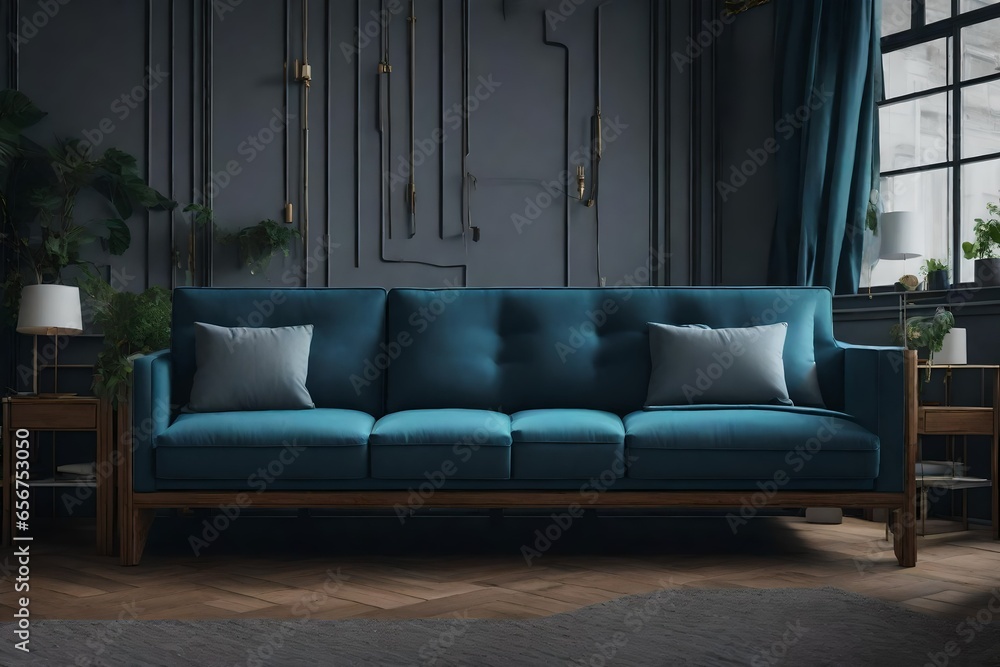 a sofa with built-in side tables or storage shelves a sofa with built-in side tables or storage shelves