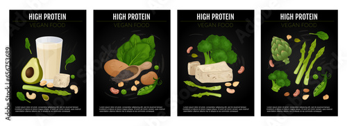 High Protein Food Posters