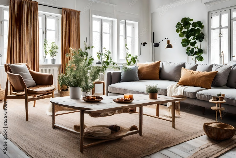 rustic-style furniture into your Scandinavian living room for a cozy and warm atmosphere rustic-style furniture into your Scandinavian living room for a cozy and warm atmosphere