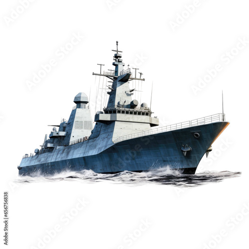 battleship isolated on transparent background