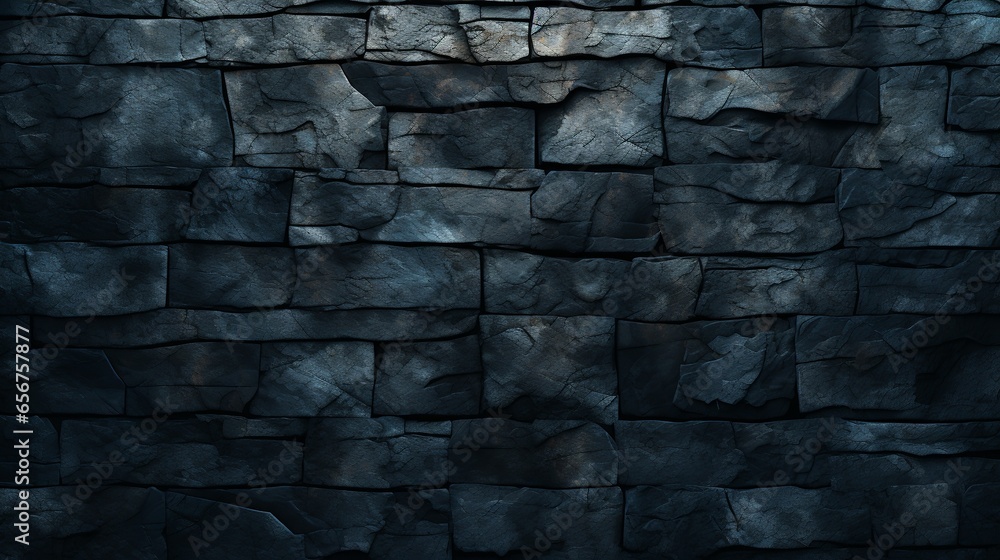 Black wall background with stone texture, empty stone texture backdrop for presentation Black wall background with stone texture, empty stone texture backdrop for presentation