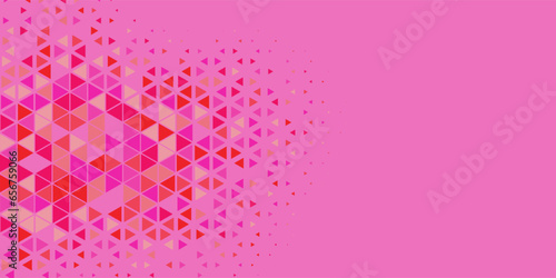  Multicolored abstract Triangle background with variety of triangular shapes and colors, triangles or concave with Copy space 