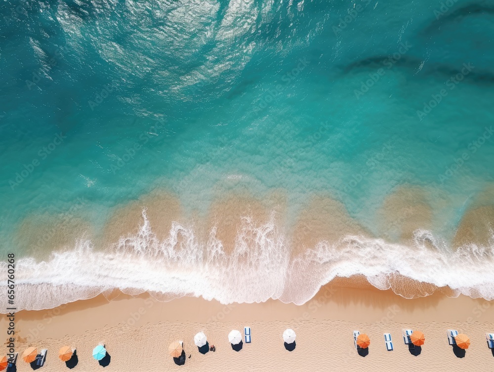 Obraz premium waves on the beach