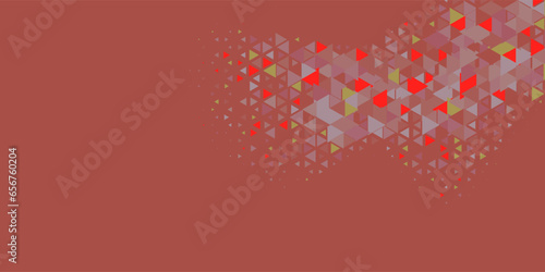  Multicolored abstract Triangle background with variety of triangular shapes and colors, triangles or concave with Copy space 