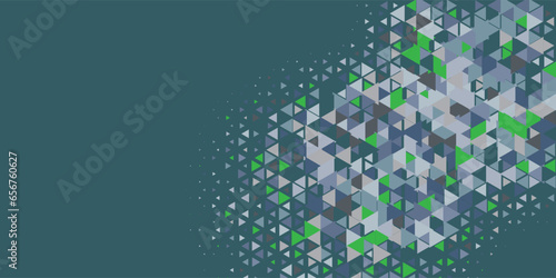  Multicolored abstract Triangle background with variety of triangular shapes and colors, triangles or concave with Copy space 
