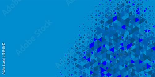  Multicolored abstract Triangle background with variety of triangular shapes and colors, triangles or concave with Copy space 