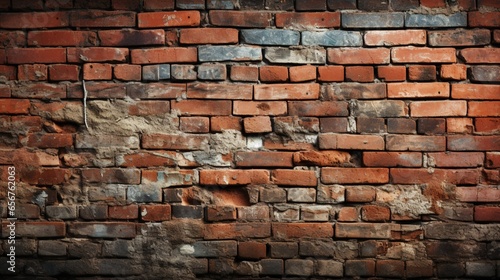 Red Brick Wall Texture Background