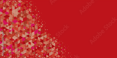  Multicolored abstract Triangle background with variety of triangular shapes and colors, triangles or concave with Copy space 