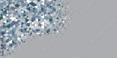  Multicolored abstract Triangle background with variety of triangular shapes and colors, triangles or concave with Copy space 