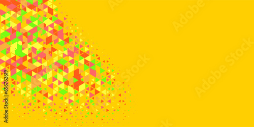  Multicolored abstract Triangle background with variety of triangular shapes and colors  triangles or concave with Copy space 