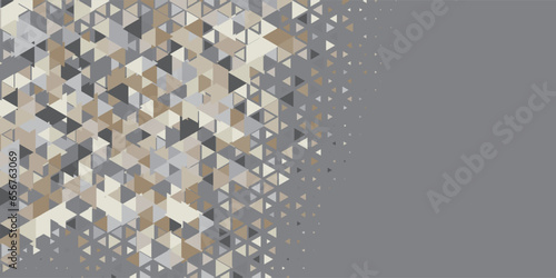  Multicolored abstract Triangle background with variety of triangular shapes and colors, triangles or concave with Copy space 