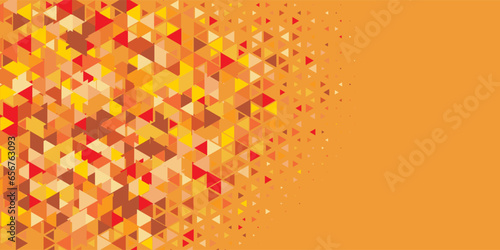  Multicolored abstract Triangle background with variety of triangular shapes and colors, triangles or concave with Copy space 