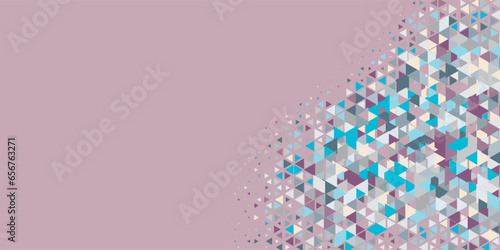  Multicolored abstract Triangle background with variety of triangular shapes and colors, triangles or concave with Copy space 