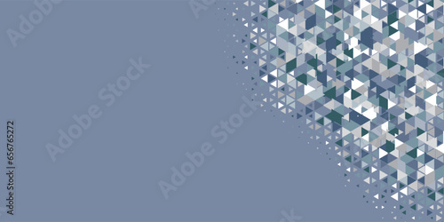  Multicolored abstract Triangle background with variety of triangular shapes and colors, triangles or concave with Copy space 