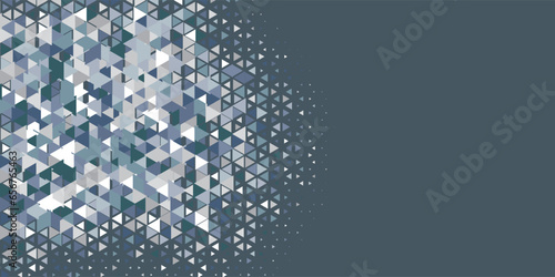  Multicolored abstract Triangle background with variety of triangular shapes and colors, triangles or concave with Copy space 