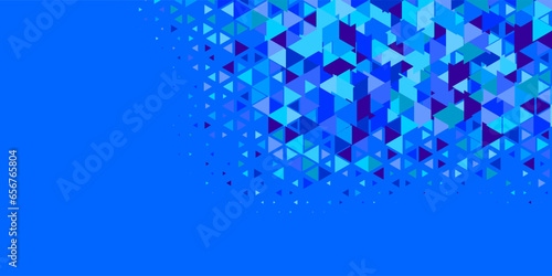  Multicolored abstract Triangle background with variety of triangular shapes and colors, triangles or concave with Copy space 