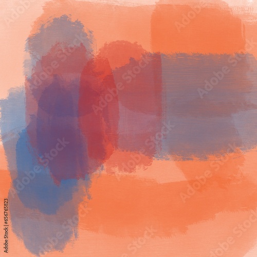 Orange Based Abstract Painting Background