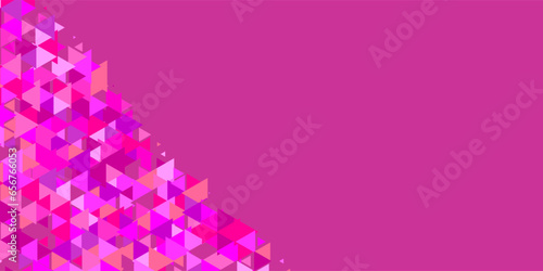  Multicolored abstract Triangle background with variety of triangular shapes and colors, triangles or concave with Copy space 