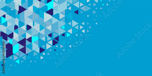  Multicolored abstract Triangle background with variety of triangular shapes and colors, triangles or concave with Copy space 