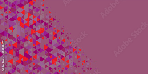  Multicolored abstract Triangle background with variety of triangular shapes and colors, triangles or concave with Copy space 