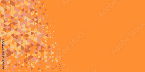  Multicolored abstract Triangle background with variety of triangular shapes and colors, triangles or concave with Copy space 