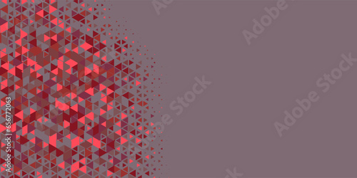 Multicolored abstract Triangle background with variety of triangular shapes and colors, triangles or concave with Copy space 