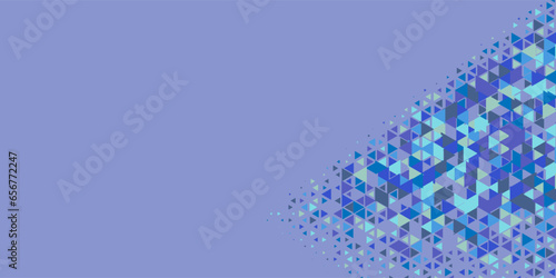  Multicolored abstract Triangle background with variety of triangular shapes and colors, triangles or concave with Copy space 