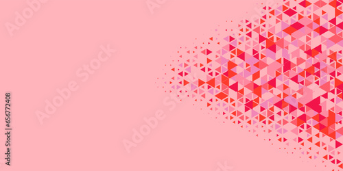  Multicolored abstract Triangle background with variety of triangular shapes and colors, triangles or concave with Copy space 