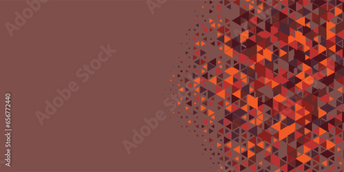  Multicolored abstract Triangle background with variety of triangular shapes and colors, triangles or concave with Copy space 
