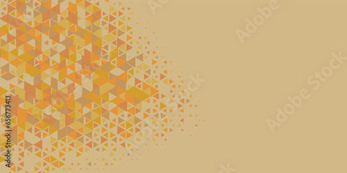  Multicolored abstract Triangle background with variety of triangular shapes and colors, triangles or concave with Copy space 