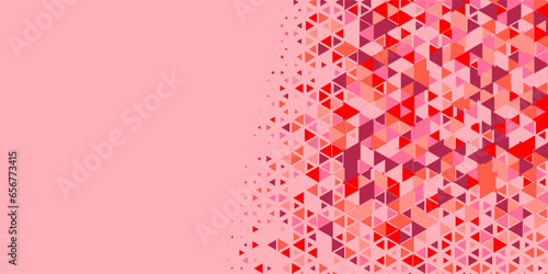  Multicolored abstract Triangle background with variety of triangular shapes and colors, triangles or concave with Copy space 