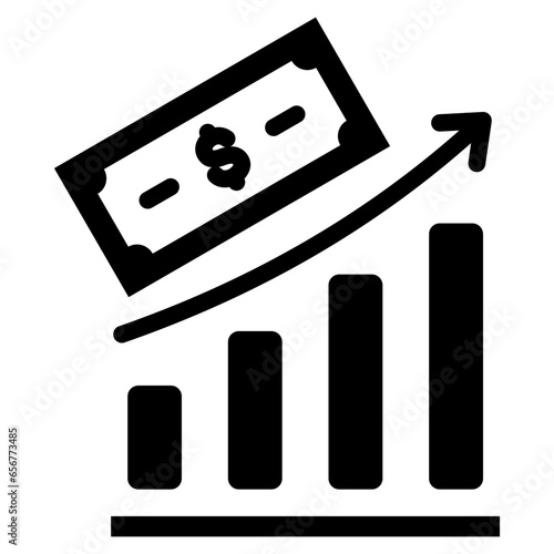 Profit Table Glyph Icon