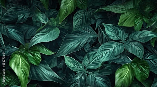 Green leaves background illustration 