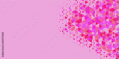  Multicolored abstract Triangle background with variety of triangular shapes and colors, triangles or concave with Copy space 