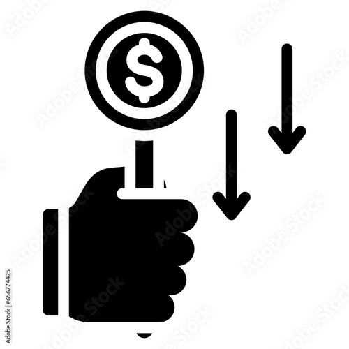 Bidding Glyph Icon
