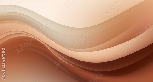 background Abstract with smooth lines in brown and beige colors texture 