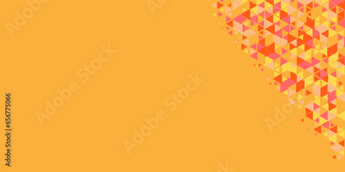  Multicolored abstract Triangle background with variety of triangular shapes and colors, triangles or concave with Copy space 