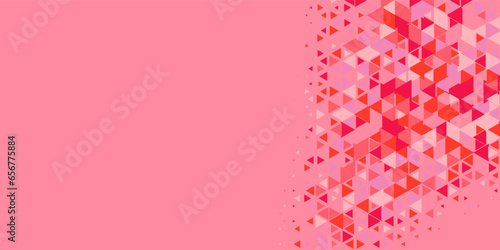  Multicolored abstract Triangle background with variety of triangular shapes and colors, triangles or concave with Copy space 