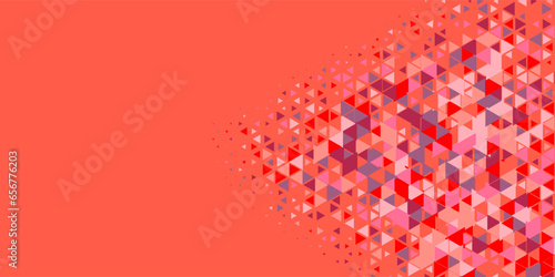  Multicolored abstract Triangle background with variety of triangular shapes and colors, triangles or concave with Copy space 