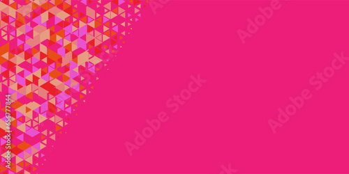  Multicolored abstract Triangle background with variety of triangular shapes and colors, triangles or concave with Copy space 