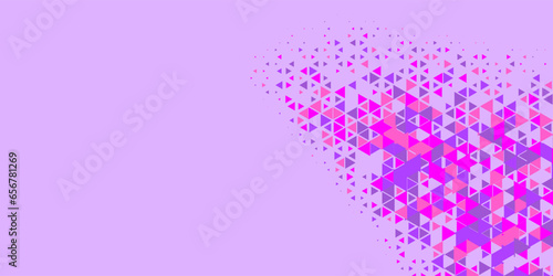  Multicolored abstract Triangle background with variety of triangular shapes and colors, triangles or concave with Copy space 
