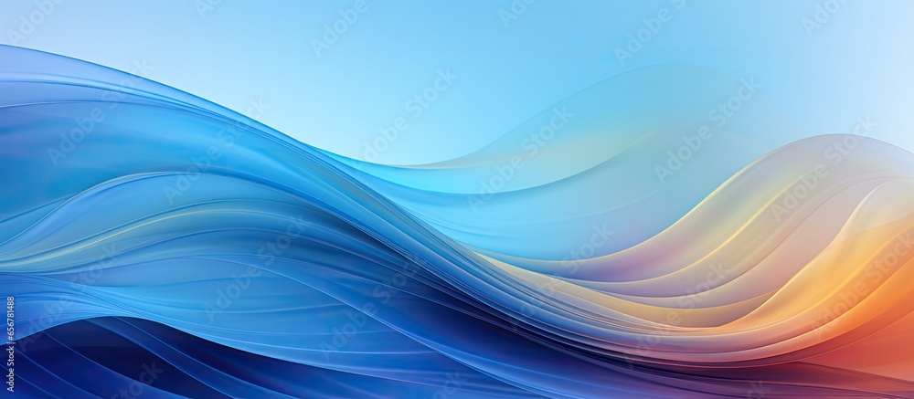 Fototapeta premium Colorful blue abstract background with blurred effect for design purposes