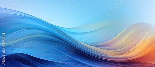 Colorful blue abstract background with blurred effect for design purposes