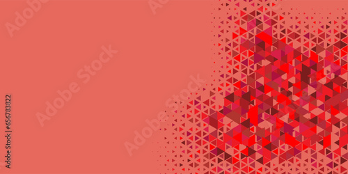  Multicolored abstract Triangle background with variety of triangular shapes and colors, triangles or concave with Copy space 