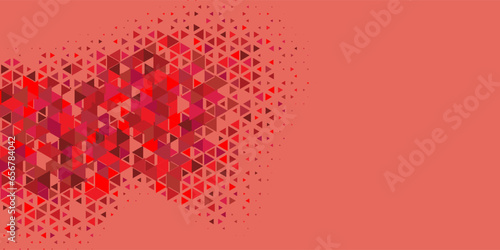  Multicolored abstract Triangle background with variety of triangular shapes and colors, triangles or concave with Copy space 